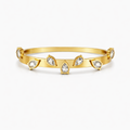 Luxury Pear Cut Crystal Bangle
