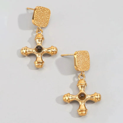 Dalia Cross Earrings