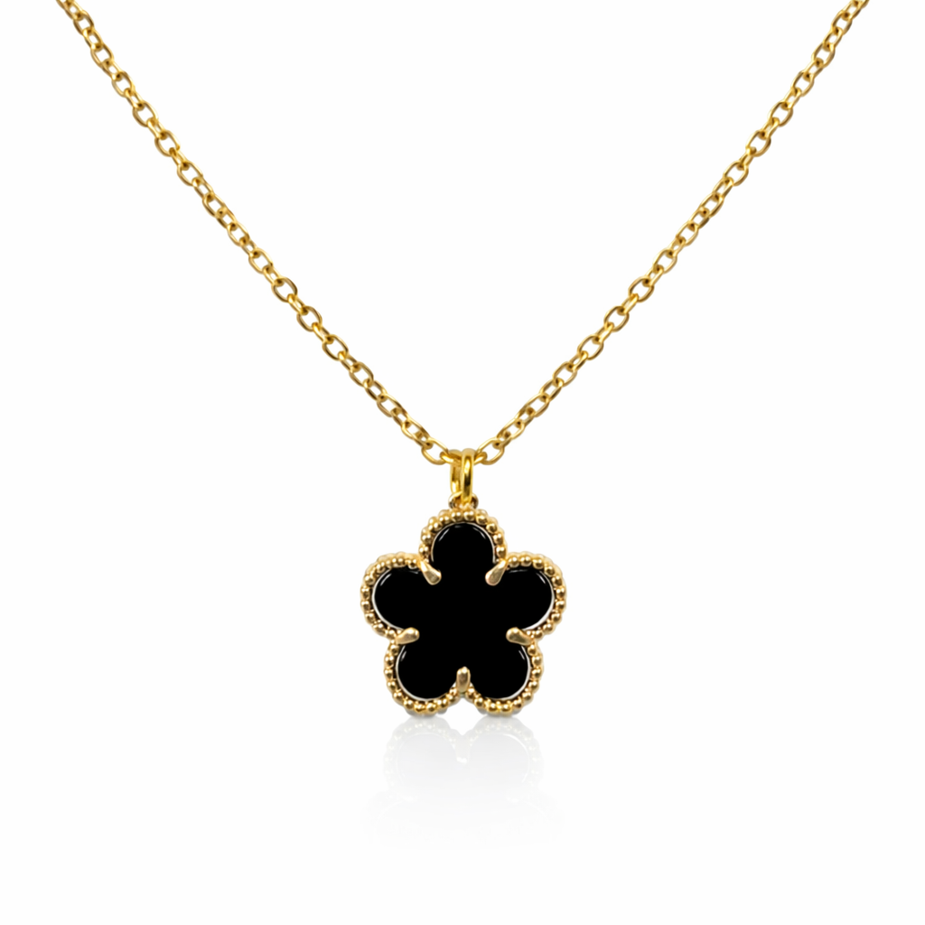 Aureva Clover Bloom Necklace- Gold Plated Necklace for Women