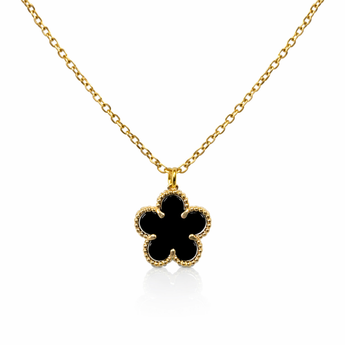 Aureva Clover Bloom Necklace- Gold Plated Necklace for Women