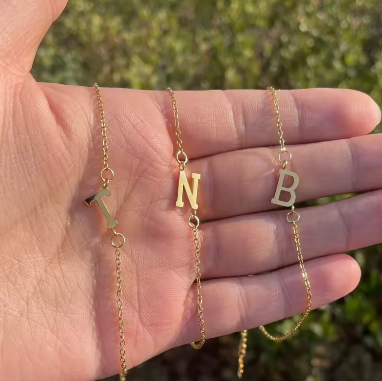 Initial Letter Bracelet