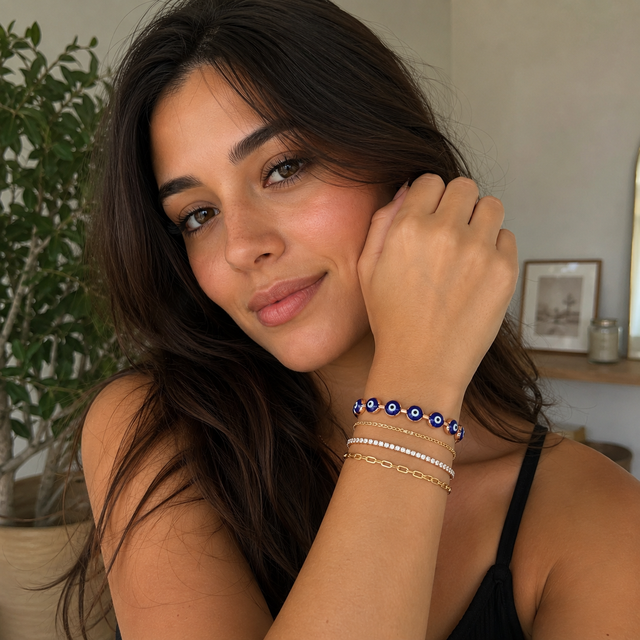 Evil Eye Tennis Bracelet