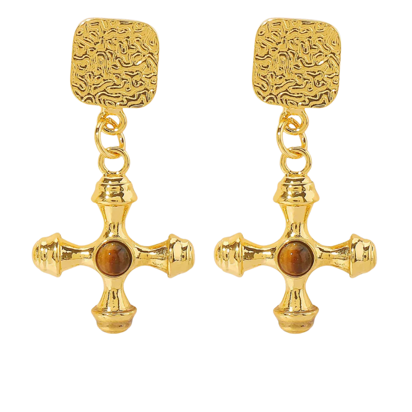 Dalia Cross Earrings