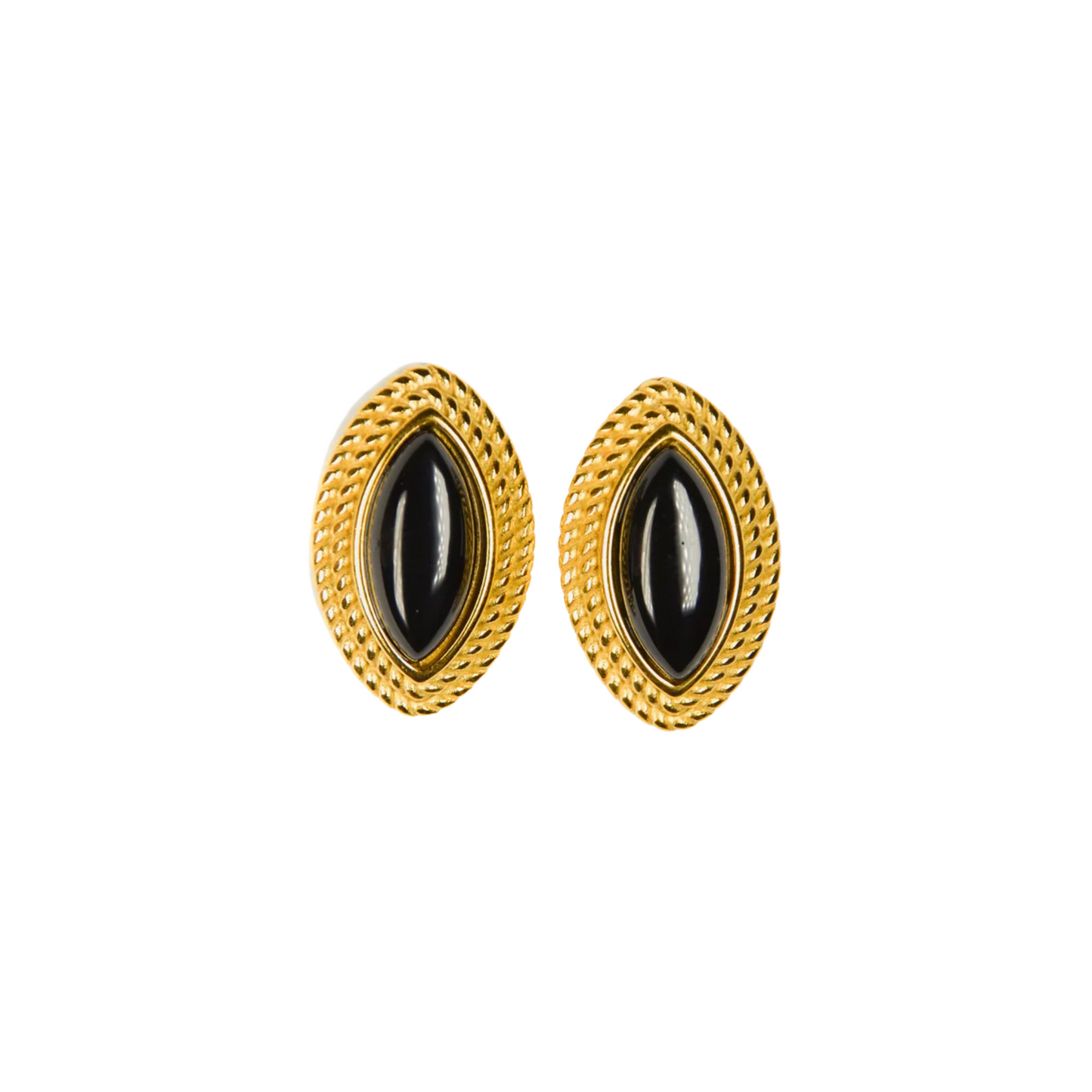 Paula Black Earrings