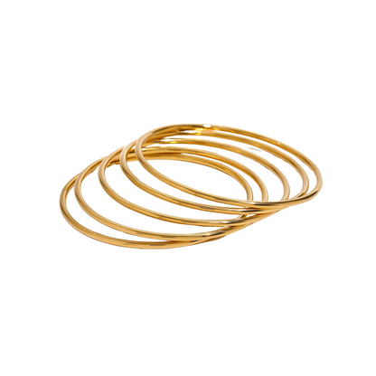 Lila Bangle Set