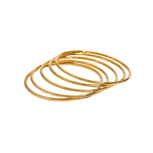 Lila Bangle Set