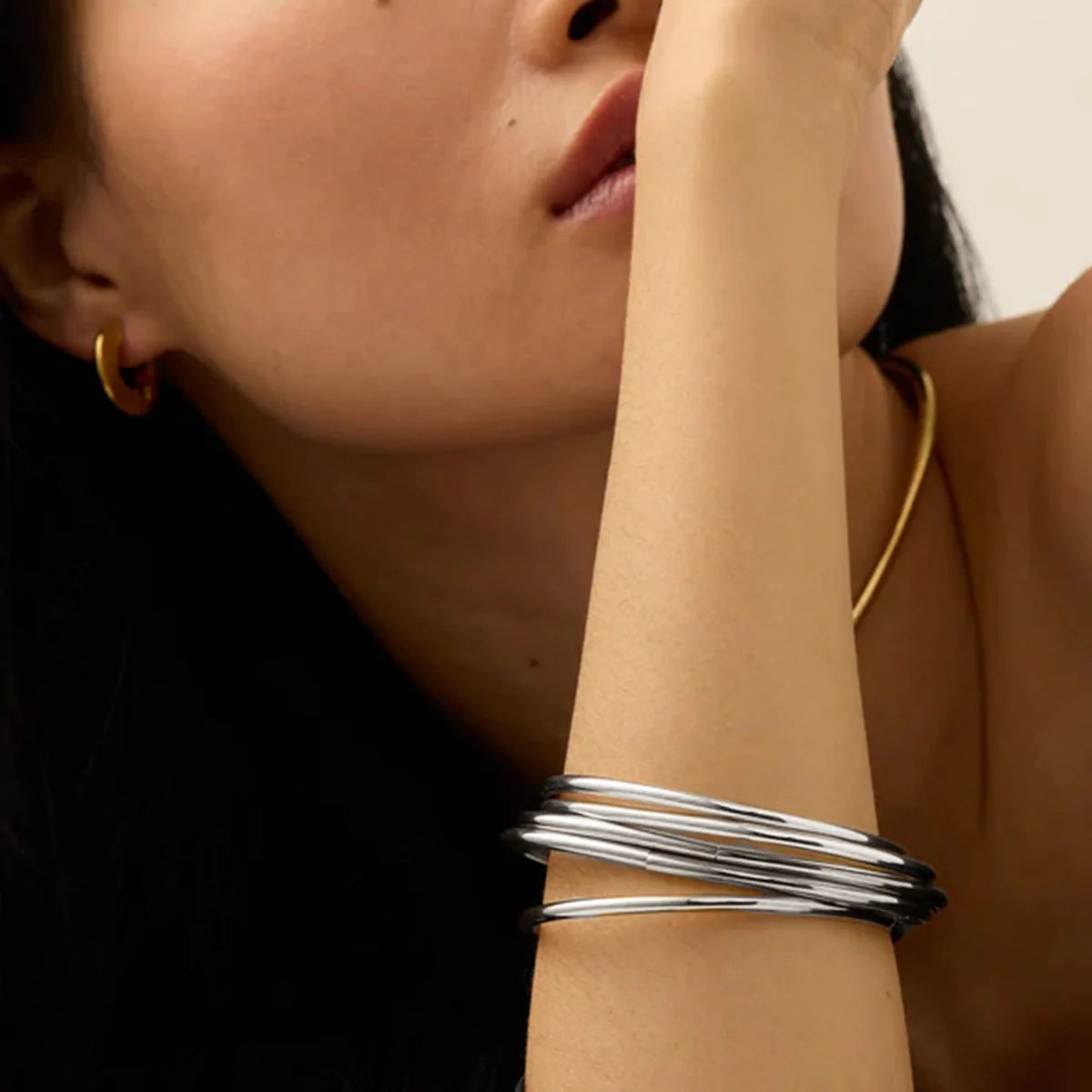 Lila Bangle Set