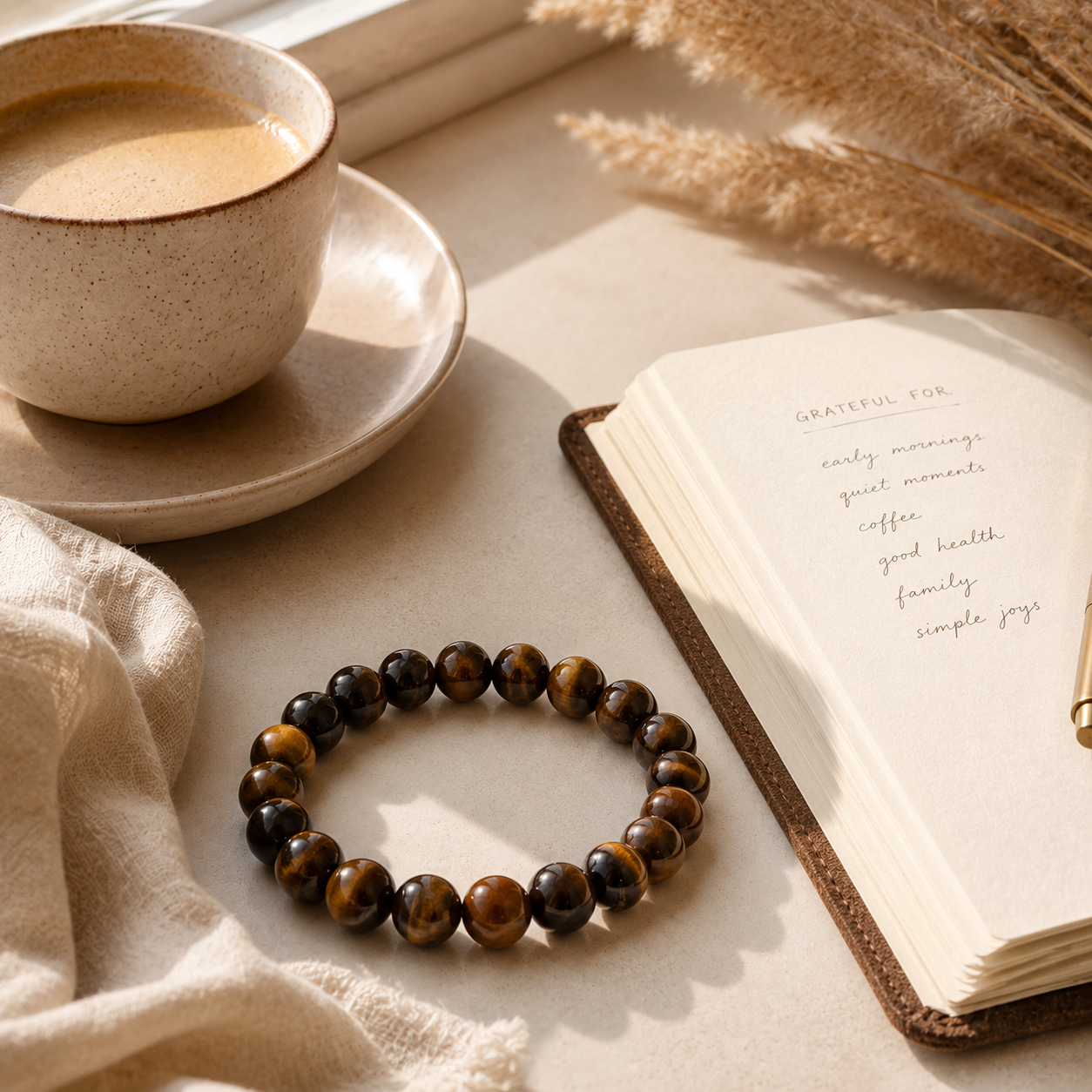 Tiger Eye Gemstone Bracelet