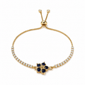 Bloom Tennis Bracelet- Gold Bracelet for Women