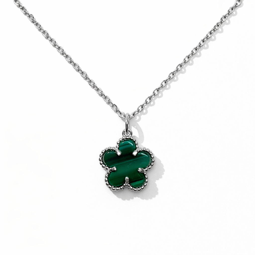 Aureva Clover Bloom Necklace- Gold Plated Necklace for Women