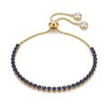 Aurora Tennis Bracelet- Gold Gemstone Bracelet for Women